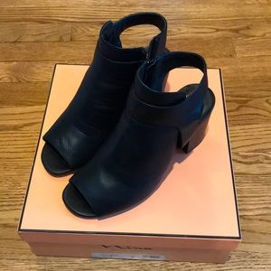 Nina peep toe boot